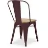 Buy Bistrot Metalix Chair - Metal and Light Wood Light Purple 59707 in the Europe