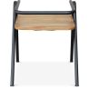 Buy Industrial Style Dining Chair Alameda - Metal and Wood Black 59688 - in the EU