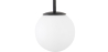 Buy Thelma 2 Bulbs Hanging Lamp - Metal and Glass Black 59623 at MyFaktory