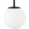 Buy Thelma 2 Bulbs Hanging Lamp - Metal and Glass Black 59623 at MyFaktory