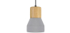 Buy Laura Hanging Lamp - Wood and Concrete Natural wood 59621 home delivery