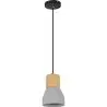 Buy Laura Hanging Lamp - Wood and Concrete Natural wood 59621 - in the EU