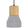 Buy Laura Hanging Lamp - Wood and Concrete Natural wood 59621 in the Europe