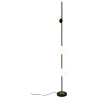 Buy Agnes 3 Bulbs Floor Lamp - Metal and Glass Black 59622 - prices