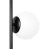 Buy Agnes 3 Bulbs Floor Lamp - Metal and Glass Black 59622 in the Europe