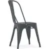 Buy Dining Chair Bistrot Industrial design Metalix 5Kg - New edition Dark grey 59802 home delivery
