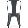 Buy Dining Chair Bistrot Industrial design Metalix 5Kg - New edition Dark grey 59802 with a guarantee