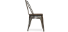 Buy Bistrot Metalix Chair Wooden seat New edition - Metal Dark grey 59804 - in the EU