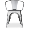 Buy  Bistrot Metalix chair with armrests New Edition - Metal Yellow 59809 - prices