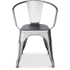 Buy  Bistrot Metalix chair with armrests New Edition - Metal Yellow 59809 at MyFaktory