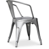 Buy  Bistrot Metalix chair with armrests New Edition - Metal Yellow 59809 with a guarantee