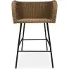 Buy Bar Stool Design Boho Bali - Synthetic Rattan - 76cm - Gazala  Natural wood 59822 - in the EU