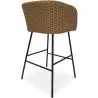Buy Bar Stool Design Boho Bali - Synthetic Rattan - 76cm - Gazala  Natural wood 59822 with a guarantee