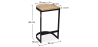 Buy Industrial stool in metal and wood 60cm - Esis Black 59719 - in the EU