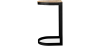 Buy Industrial stool in metal and wood 60cm - Esis Black 59719 - prices