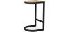 Buy Industrial stool in metal and wood 60cm - Esis Black 59719 at MyFaktory