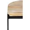 Buy Industrial stool in metal and wood 60cm - Esis Black 59719 - prices