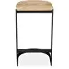 Buy Industrial stool in metal and wood 60cm - Esis Black 59719 - in the EU