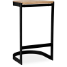 Buy Industrial stool in metal and wood 60cm - Esis Black 59719 at MyFaktory