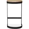 Buy Industrial stool in metal and wood 60cm - Esis Black 59719 - in the EU