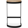 Buy Industrial stool in metal and wood 60cm - Esis Black 59719 - in the EU