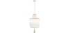 Buy Wooden Bead Chandelier Lamp White 59829 at MyFaktory
