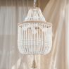Buy Wooden Bead Chandelier Lamp White 59829 - prices