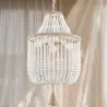 Buy Wooden Bead Chandelier Lamp White 59829 - prices