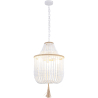 Buy Wooden Bead Chandelier Lamp White 59829 - prices