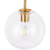 Buy  Globe Shaped Glass Shade Wall Sconce Transparent 59833 in the Europe
