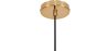Buy Glass Shade Hanging Lamp with Adjustable Tube Beige 59837 with a guarantee