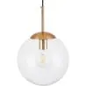 Buy Glass Shade Hanging Lamp with Adjustable Tube Beige 59837 in the Europe