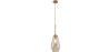Buy Diamond Shaped Glass Pendant Ceiling Lamp Grey transparent 59838 at MyFaktory