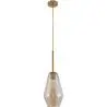 Buy Diamond Shaped Glass Pendant Ceiling Lamp Grey transparent 59838 - in the EU