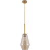 Buy Diamond Shaped Glass Pendant Ceiling Lamp Beige 59838 - in the EU