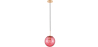 Buy Globe Glass Shade Pendant Lamp Pink 59839 - prices
