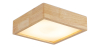 Buy Ceiling Led Lamp Scandinavian Design Wooden - Lares Natural wood 59840 - prices
