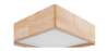 Buy Ceiling Led Lamp Scandinavian Design Wooden - Lares Natural wood 59840 in the Europe