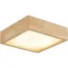 Buy Ceiling Led Lamp Scandinavian Design Wooden - Lares Natural wood 59840 - prices