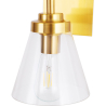 Buy Classy Glass and Metal Wall Lamp Gold 59844 in the Europe