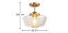 Buy Design Ceiling Lamp Transparent 59845 - in the EU