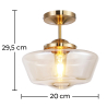 Buy Design Ceiling Lamp Transparent 59845 with a guarantee