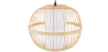 Buy Modern Bamboo Ceiling Lamp Design Boho Bali  Natural wood 59851 in the Europe