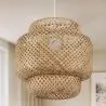 Buy Bamboo Ceiling Lamp Design Boho Bali - Serena Natural wood 59853 - prices