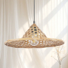 Buy Bamboo Ceiling Lamp Design Boho Bali - Nadia Natural wood 59854 in the Europe
