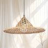 Buy Bamboo Ceiling Lamp Design Boho Bali - Nadia Natural wood 59854 - prices