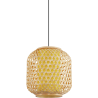Buy Bamboo Ceiling Lamp - Boho Bali Style Pendant Lamp - Karen Natural wood 59855 in the Europe