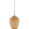 Buy Stylish Bamboo Design Boho Bali Pendant Lamp Natural wood 59856 in the Europe