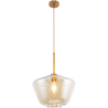 Buy Glass Shade Hanging Lamp Beige 59858 at MyFaktory