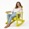 Buy Adirondack Rocking Chair Pastel yellow 59861 at MyFaktory